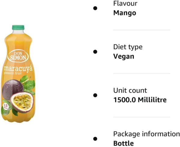Don Simon Mango and Passionfruit Juice, 1.583 kg - Image 4