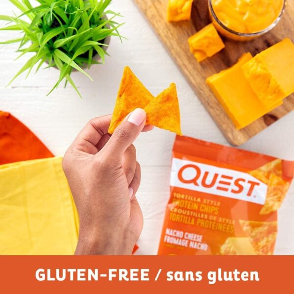 Nacho Cheese Flavour Tortilla Style Protein Chips - Image 3