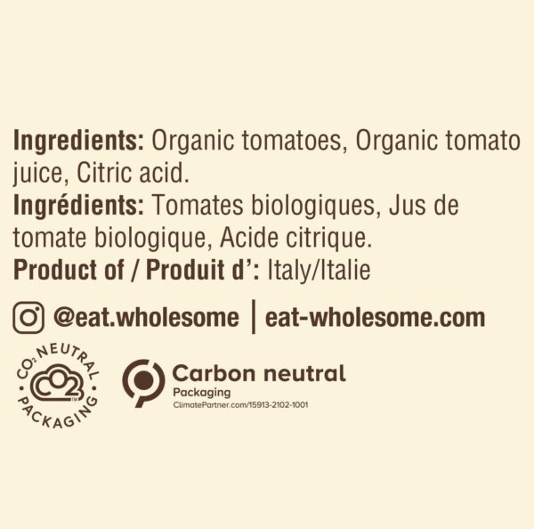 Eat Wholesome Organic Italian Whole Tomatoes, 796 ml - Image 4