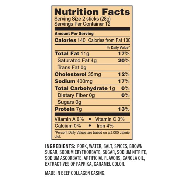 Cattleman's Cut Double Smoked Sausages, 12 Ounce - Image 2