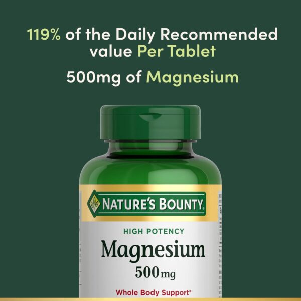 Nature's Bounty Magnesium Supplements - Image 4