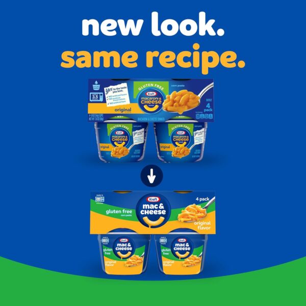 Kraft Gluten Free Original Mac & Cheese Macaroni and Cheese Dinner - Image 5