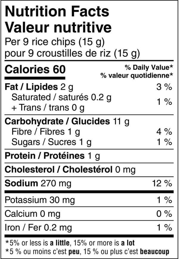Salt & Vinegar Flavour Brown Rice Chips - Image 5