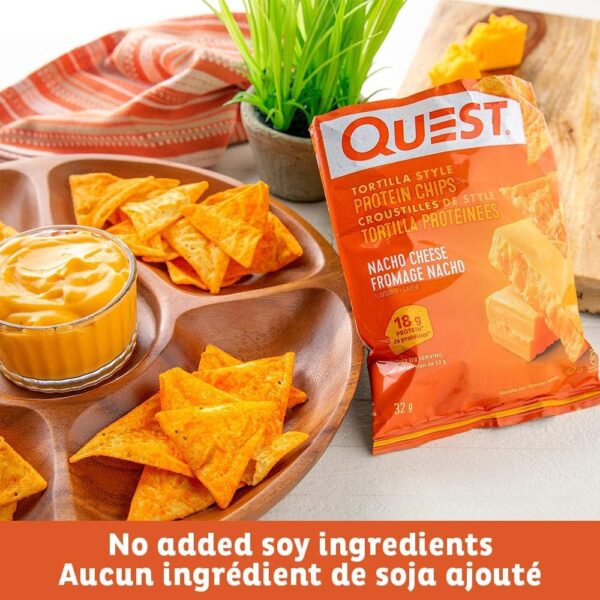 Nacho Cheese Flavour Tortilla Style Protein Chips - Image 4