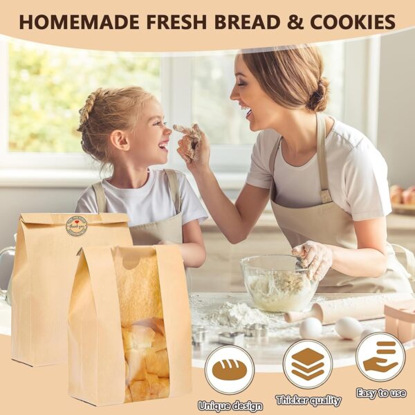 150 Pcs Bread Bags for Homemade Bread - Image 2