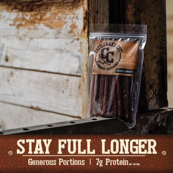 Cattleman's Cut Double Smoked Sausages, 12 Ounce - Image 3