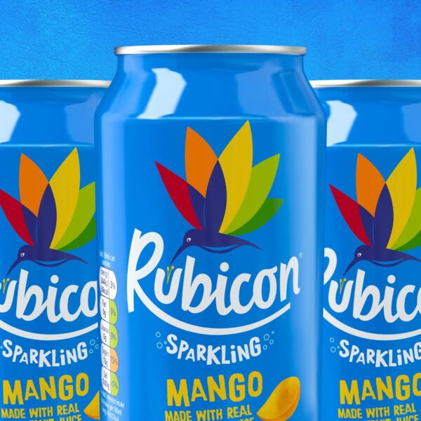 Rubicon 24 Pack Sparkling Mango Flavoured Fizzy Drink - Image 5
