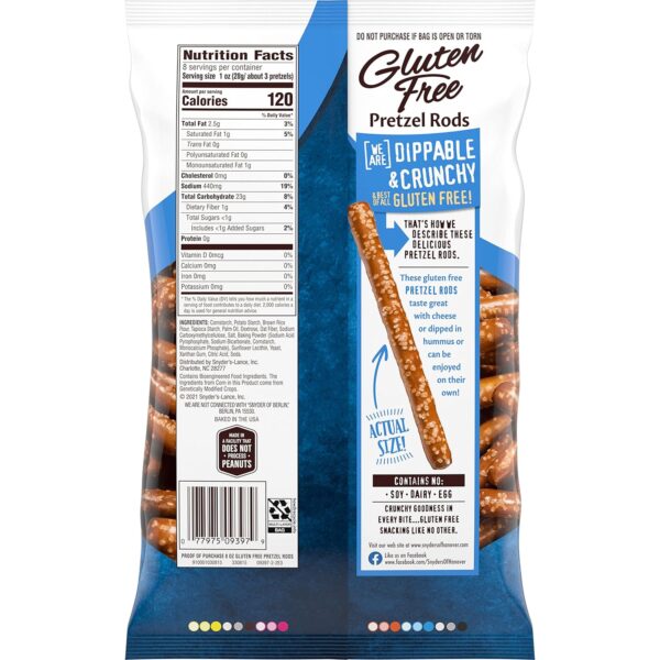Snyder's of Hanover, Gluten Free Pretzels, 8 Oz - Image 2