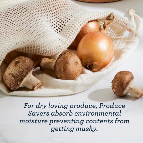 Produce Savers - 5-Pack Washable Organic Cotton Bags - Image 3