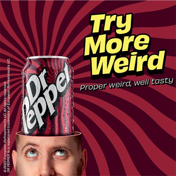 Dr Pepper 24 x 330ml Cans - Image 4