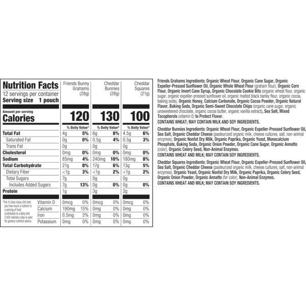 Annie's Organic Variety Pack, Cheddar Bunnies - Image 3