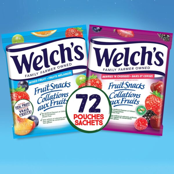 Welch's Fruit Snacks, Mixed Fruit & Berries 'N Cherries - Image 3