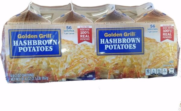 Golden Grill Hashbrown Potatoes (56 Total Servings) 8 Count Pack - Image 3