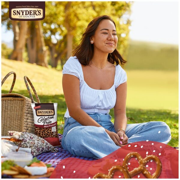 Snyder's of Hanover, Gluten Free Mini Pretzels, 8 Oz Bag - Image 3