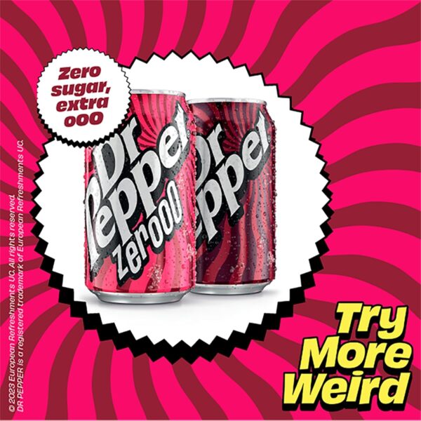 Dr Pepper 24 x 330ml Cans - Image 3