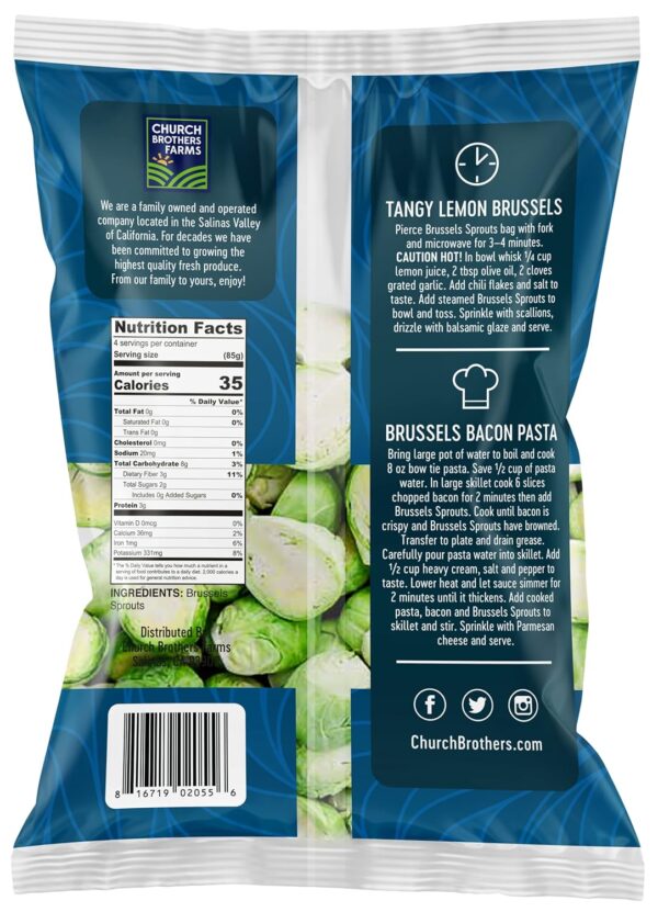 Halved Brussels Sprouts, 12 Oz - Image 3
