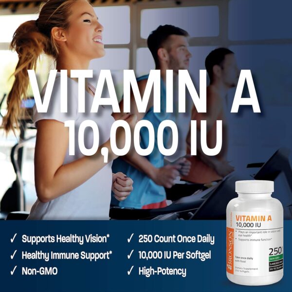 Bronson Vitamin A 10,000 IU Premium Non-GMO Formula - Image 4