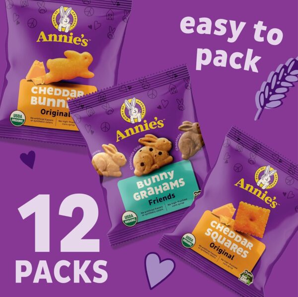 Annie's Organic Variety Pack, Cheddar Bunnies - Image 5