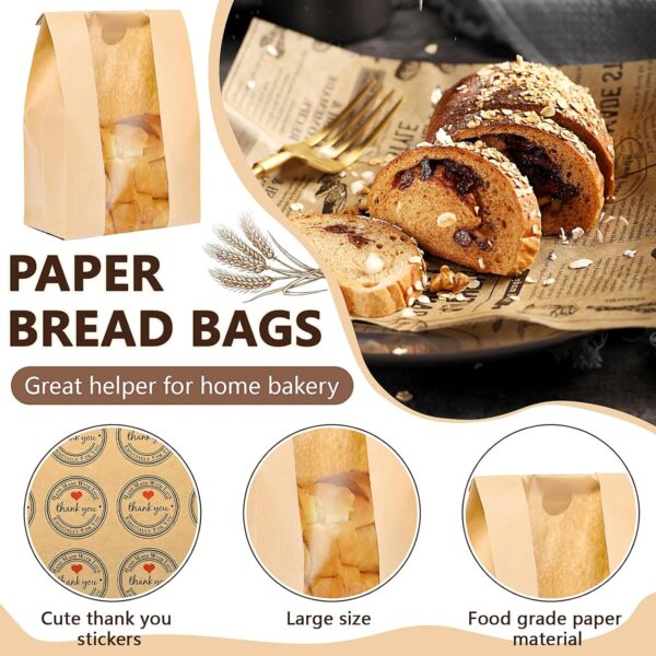 150 Pcs Bread Bags for Homemade Bread - Image 5