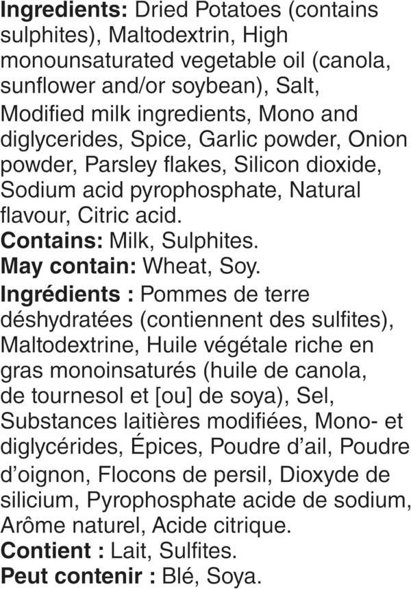 BETTY CROCKER Mashed Potatoes Butter and Herb Flavour - Image 3