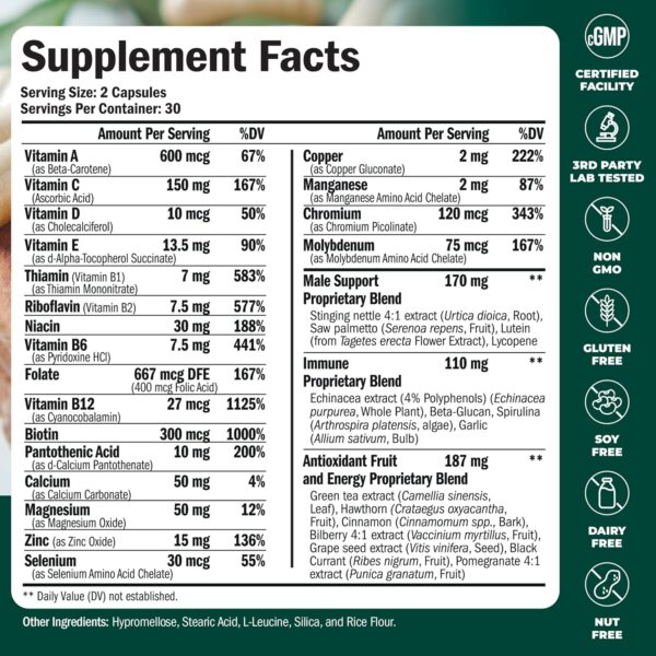 Multivitamin for Men – Essential Mens Multivitamins - Image 5