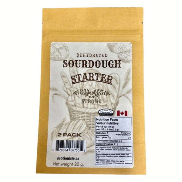 Dehydrated, Sourdough Starter, 2 X 10g Pkgs