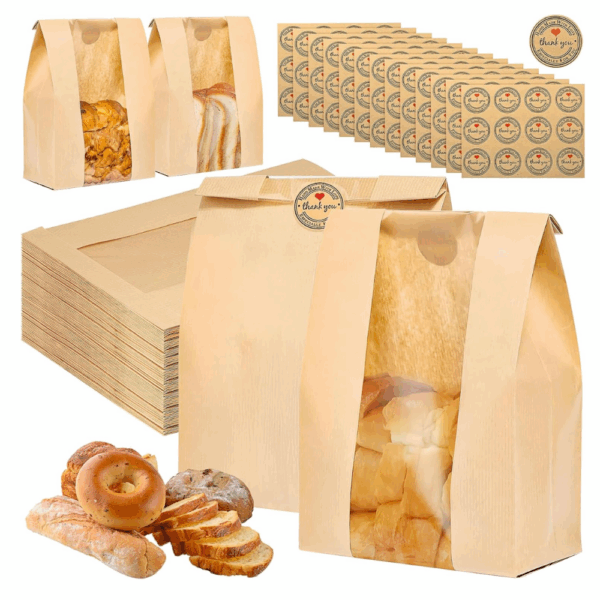 150 Pcs Bread Bags for Homemade Bread