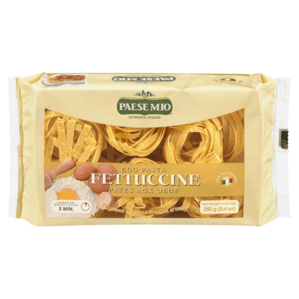 PAESE MIO Pasta Fettucine Egg Nests, 250 Grams