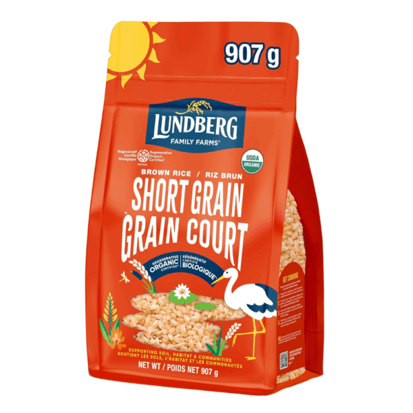 Organic Short Grain Brown Rice - Regenerative Organic Certified Whole Grain Rice
