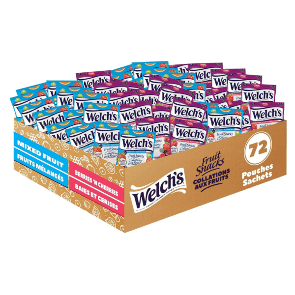 Welch's Fruit Snacks, Mixed Fruit & Berries 'N Cherries