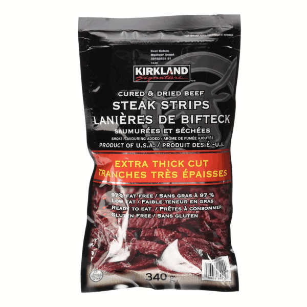 Kirkland Signature Steak Strips Extra Thick Cut -340g