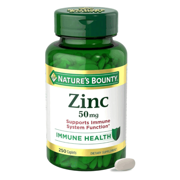 Nature's Bounty Zinc 50mg, Immune Support & Antioxidant Supplement