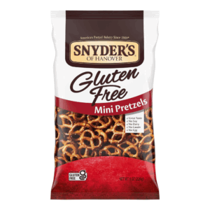 Snyder's of Hanover, Gluten Free Mini Pretzels, 8 Oz Bag