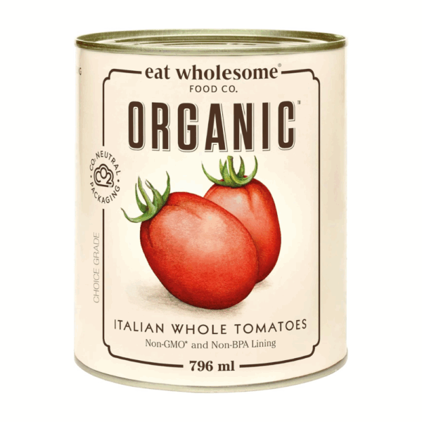 Eat Wholesome Organic Italian Whole Tomatoes, 796 ml