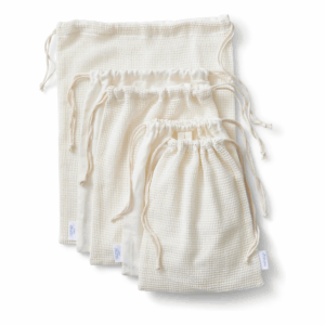 Produce Savers - 5-Pack Washable Organic Cotton Bags