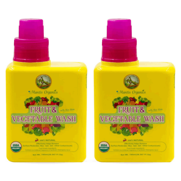 2 Pack Organic Fruit & Vegetable Wash