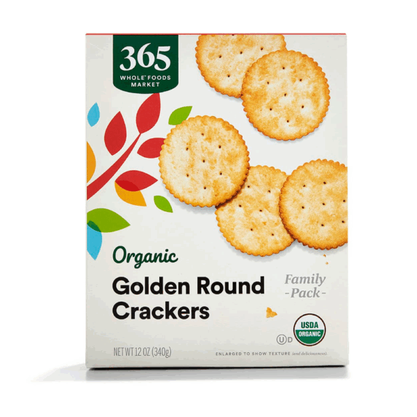365 by Whole Foods Market, Organic Golden Round Crackers