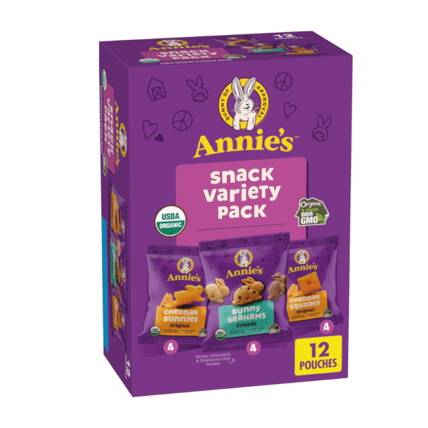 Annie's Organic Variety Pack, Cheddar Bunnies