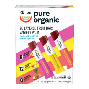 Pure Organic Layered Fruit Bars Variety Pack 28 count