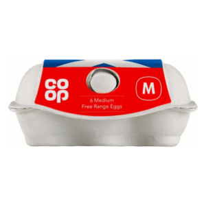 Co Op 6 Medium Free Range Eggs