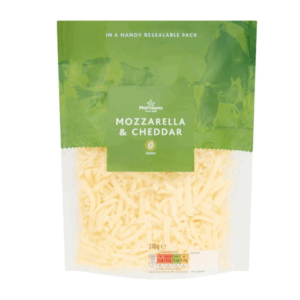 Morrisons Grated Mozzarella & Cheddar Mix 240g