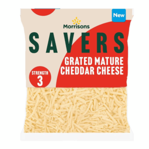 Morrisons Savers Grated Mature Cheddar Cheese, 250g