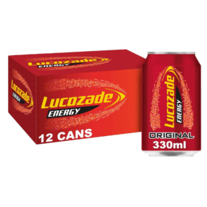 Lucozade Energy Drink Original 12x330ml multipack