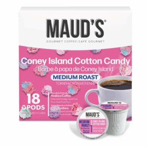 Maud's Cotton Candy Flavored Coffee Pods