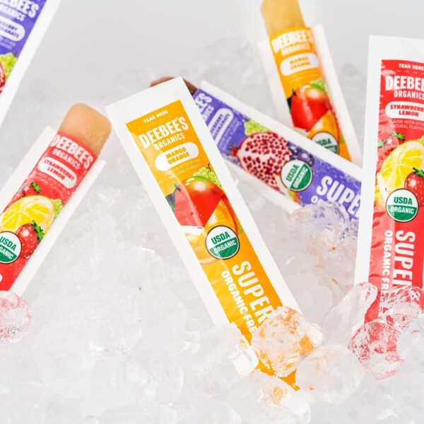DeeBee's Organics Classic SuperFruit Freezie Pops, No Added Sugars - Image 2
