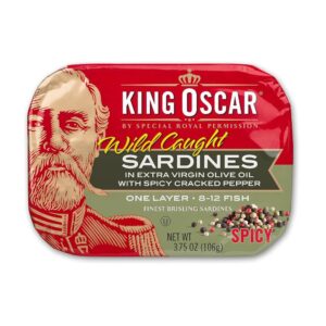 King Oscar Wild Caught Sardines in Extra Virgin Olive Oil