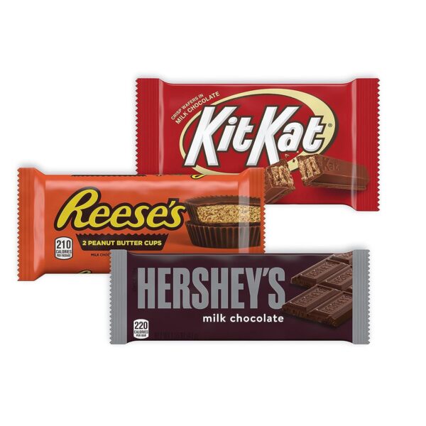 HERSHEY'S, KIT KAT and REESE'S Assorted Milk Chocolate, Halloween Candy Variety Box - Image 2