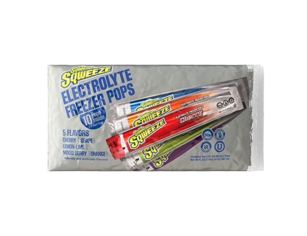 Sqwincher Sqweeze Electrolyte Freezer Pops, Variety Pack - Image 2