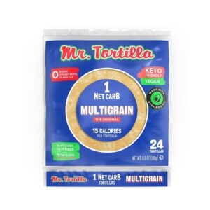 Mr. Tortilla 1 Net Carb Tortilla Wraps (24 Tortillas)
