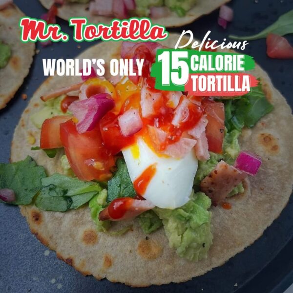 Mr. Tortilla 1 Net Carb Tortilla Wraps (24 Tortillas) - Image 3